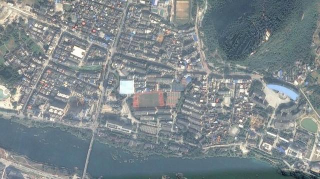 河池市卫星图，卫星上看广西河池