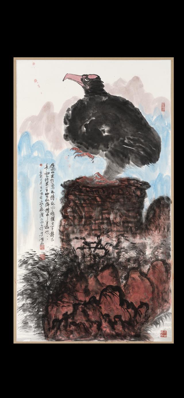 鹰画得最好的画家，书画双绝久负盛名