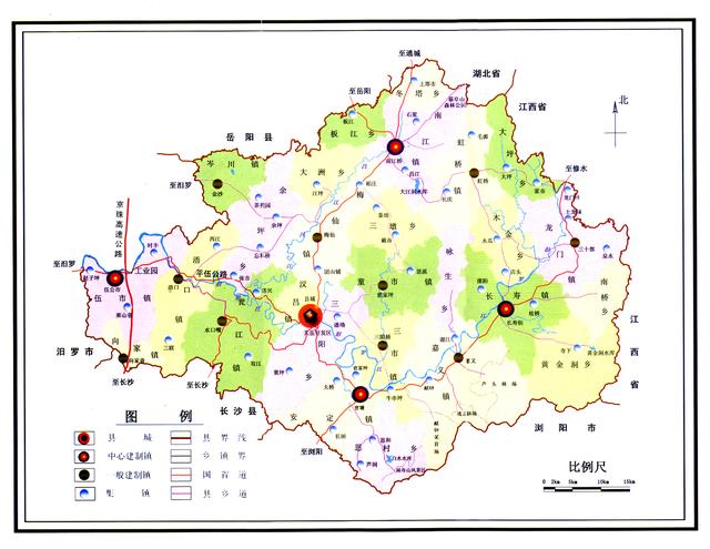 湖南省岳阳市平江县中心城区，湘鄂赣三省交界处