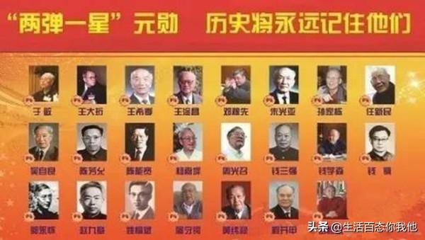 两弹一星功勋科学家，两弹一星功勋科学家都有谁（“两弹一星元勋”）