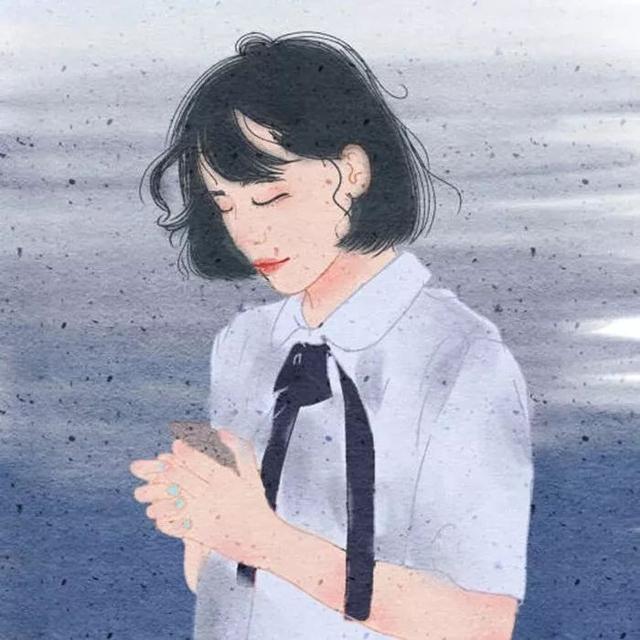 超有质感的手绘头像，能够给自己增加自信心