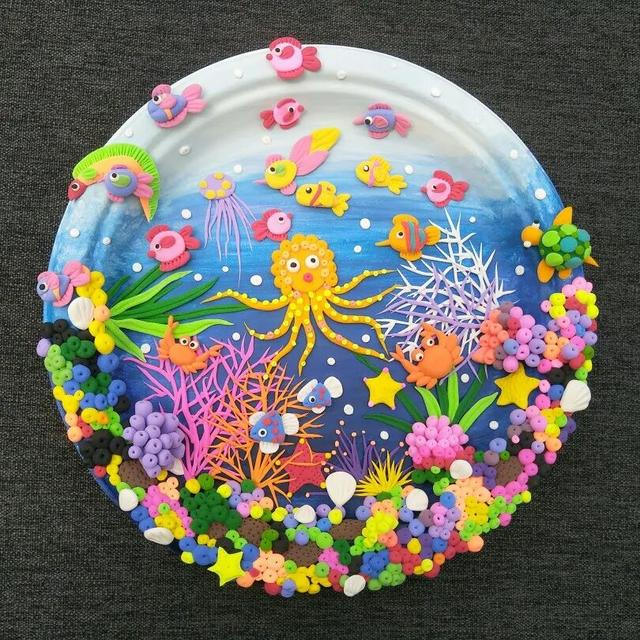 简单的粘土手工，简单创意粘土手工