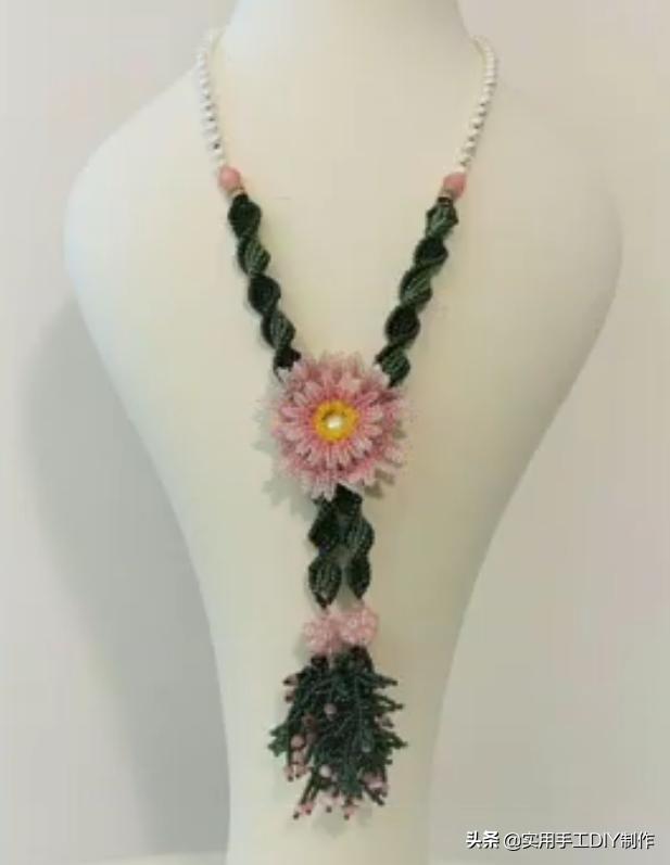 40款时尚的串珠项链，圆珠串珠项链教程大全