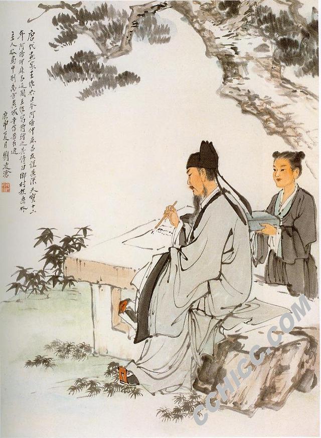 唐代诗人王维的一生经历，中国5000年绘画史——历代名家