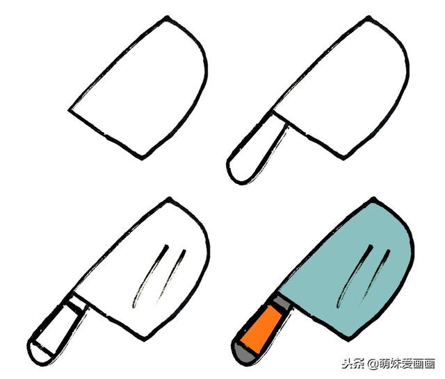 儿童简笔画餐具怎么画，几笔画出厨具简笔画全集