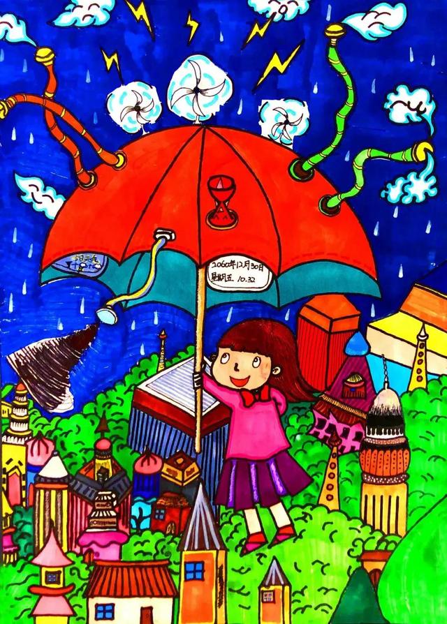 未来的科幻主题绘画简单，科幻画主题系列作品20张