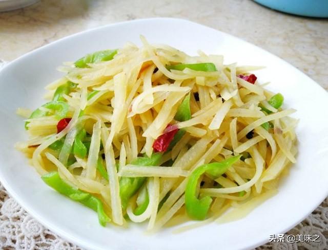 青椒土豆丝家常做法图解，朴素而又美味的青椒土豆丝15种做法