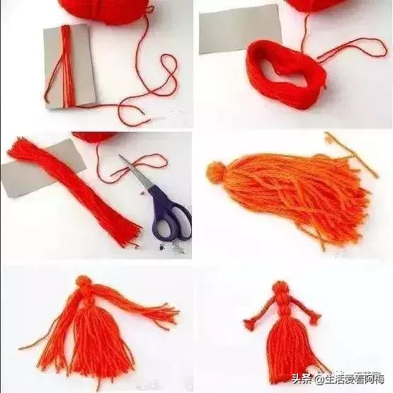 适合小孩的毛线手工，毛线小手工合集