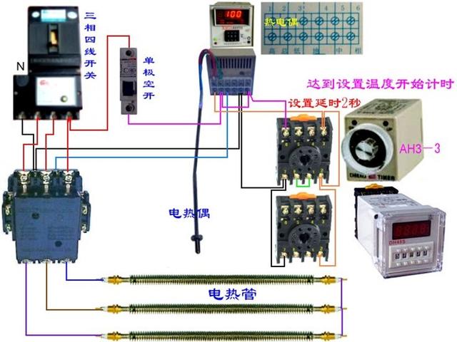实物电工接线电路图大全简单，80多个电工实物接线图