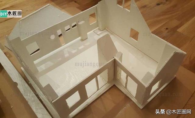 别墅模型制作教程，豪华别墅模型的制作方法