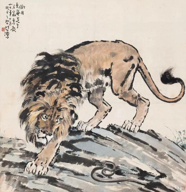 富贵福狮唐狮子，祥瑞动物之狮虎