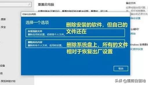 一键还原win10系统，windows10可以一键还原吗（Win10电脑怎么恢复重置还原系统）