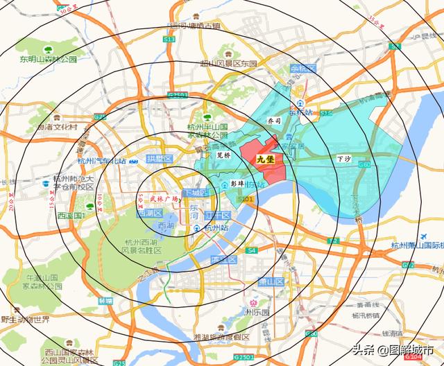 杭州市九堡镇规划，打造奔跑领潮、智治多彩的现代化共同富裕桥头堡