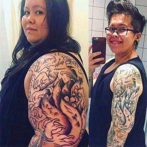 纹身后肥胖(纹身肥胖纹可以遮掉吗)