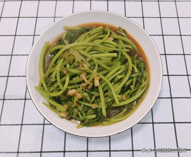 清炒茼蒿怎样做最好吃，3步教你秘制清炒茼蒿
