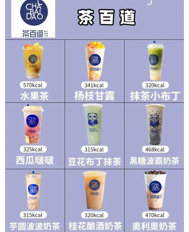 奶茶点单大全图解，最全低卡点单攻略建议收藏