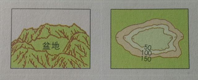 地理等高线地形图怎么看，地理等高线地图详细讲解（四张图教你快速学会等高线地形图）