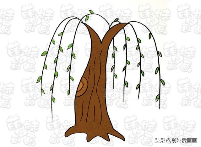 春天来了儿童画，春天主题素材简笔画大全（春天来了儿童画简笔画横版）