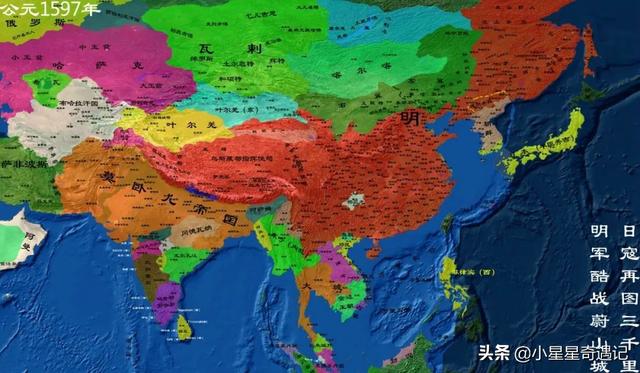 明朝版图全图超清版大图，全方位展示明朝疆土变化地图