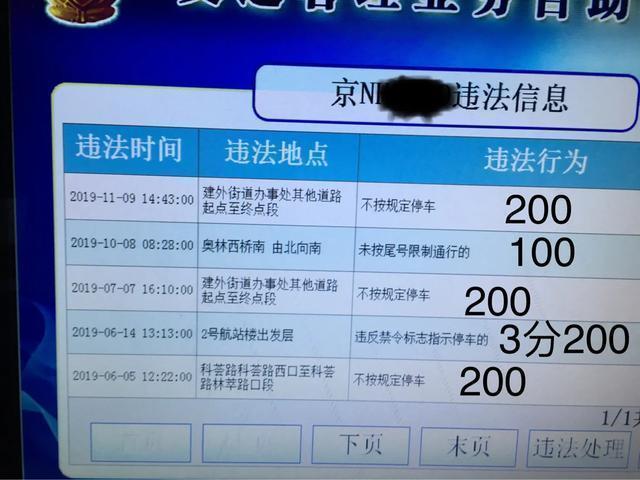 违章停车网上查询，盘点在北京开车常犯的一些违章