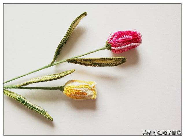 钩针编织小花朵，钩针编织花朵简单易学（新手半个小时就可以钩出来送给自己）