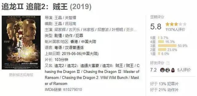 追龙2 贼王，任达华、梁家辉、吕良伟放在一起
