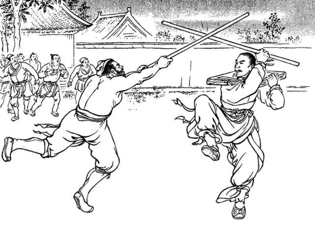 林冲棒打洪教头的故事，林冲棒打洪教头