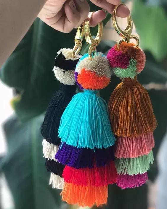 手工流苏又漂亮又简单怎么做，还比传统流苏更加好看哦