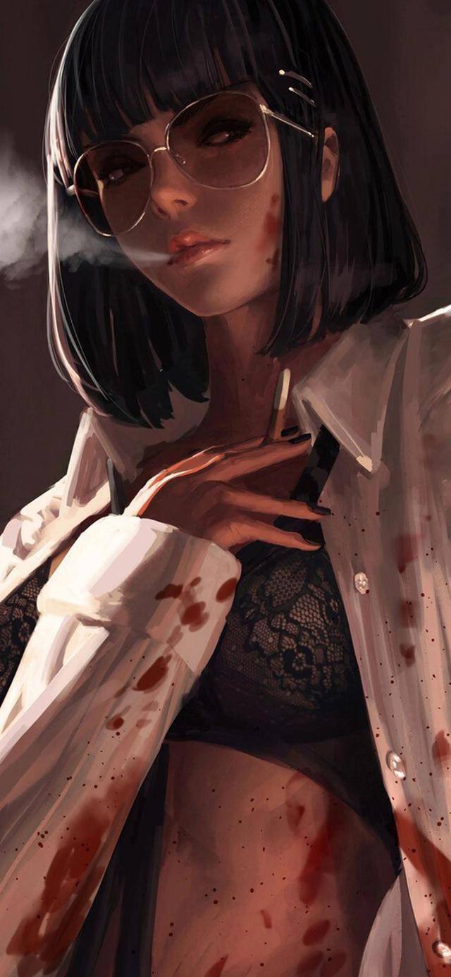 少女心暗色系壁纸，暗色系壁纸女王来袭