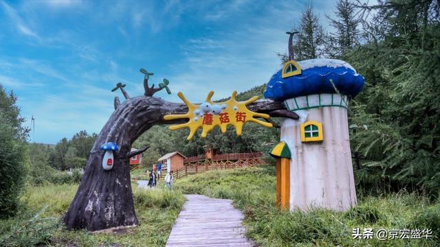 承德坝上草原全景，承德如画美景丰宁坝上草原