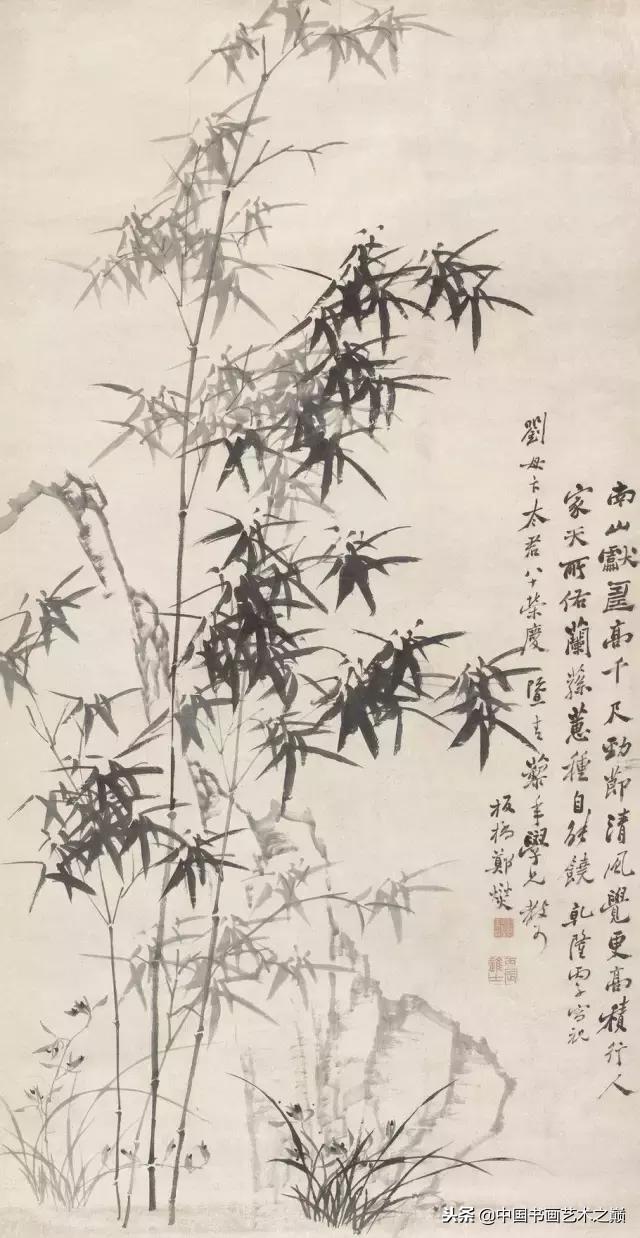 郑板桥写意画欣赏，郑板桥一生只画兰