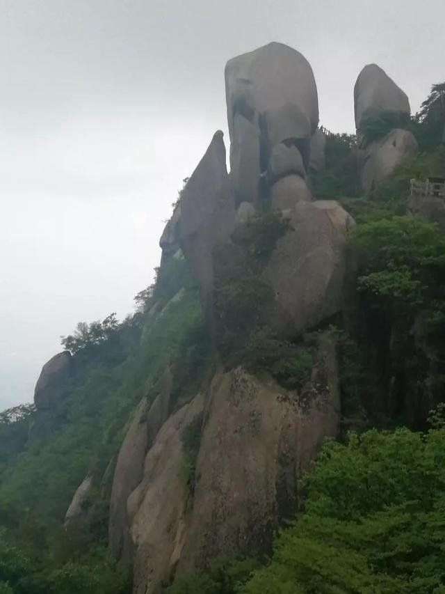 安庆天柱山一日游攻略图，一品天柱山，一眼是千年