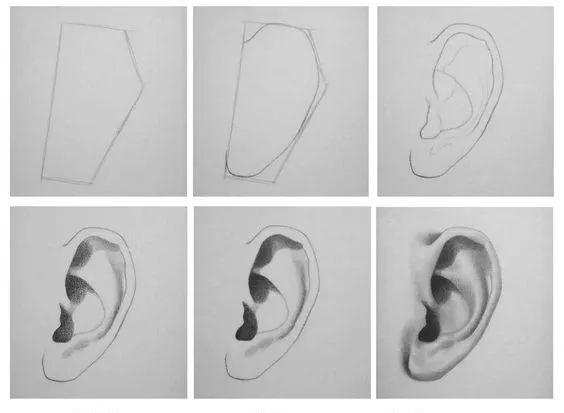 素描画五官详解，素描五官深度剖析