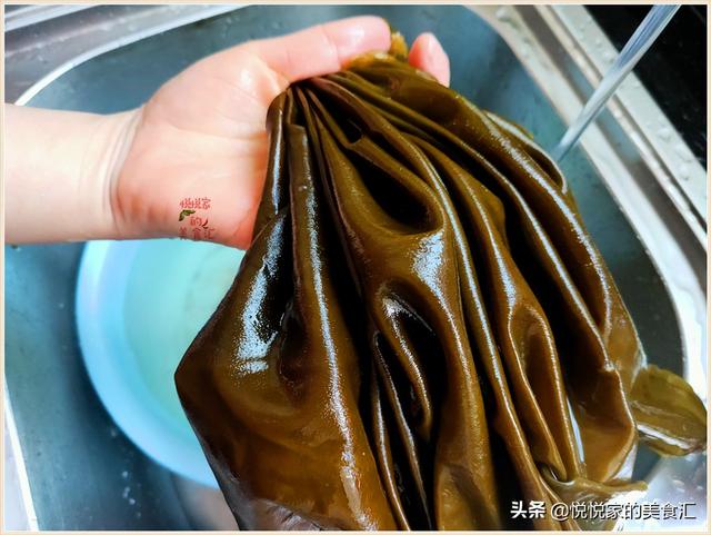 洗海带的小窍门，清水洗海带越洗越脏