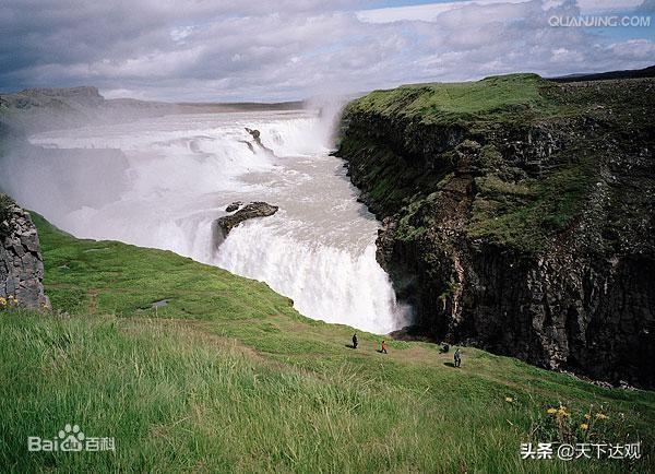 冰岛的地理位置以及邻国，北大西洋中的一个岛国