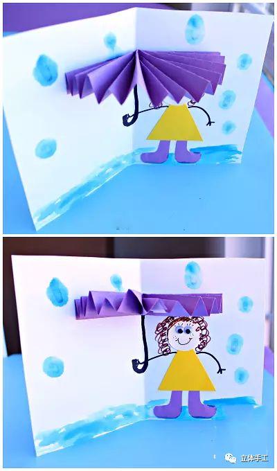5款创意雨伞手工强势来袭，手工迷你雨伞简单又好看