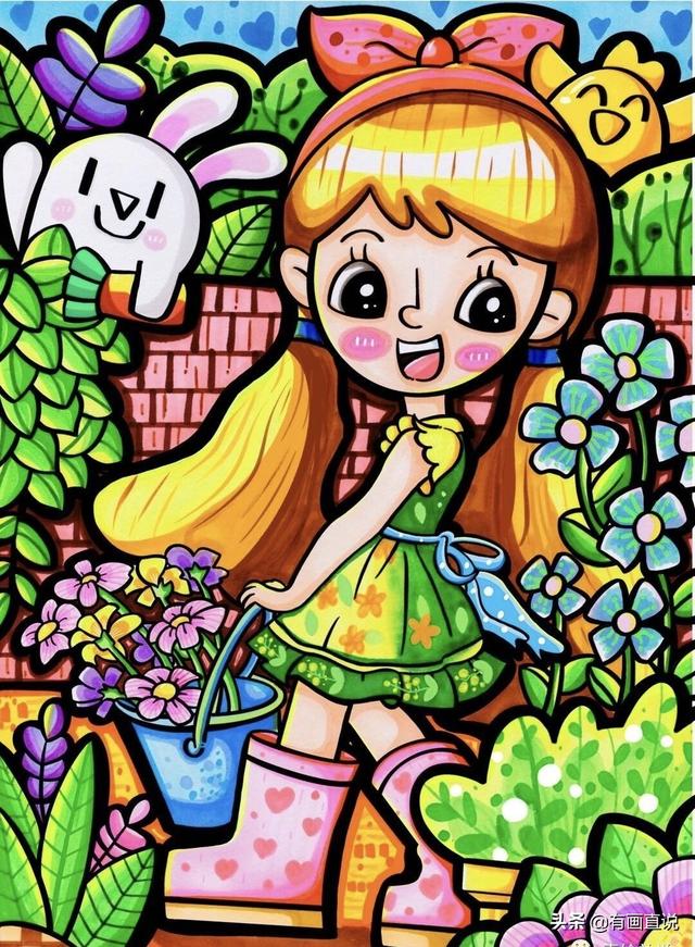 少儿画画图片大全，少儿绘画简单易学儿童画（28张~创意美术儿童范画,很值得初学者收藏）