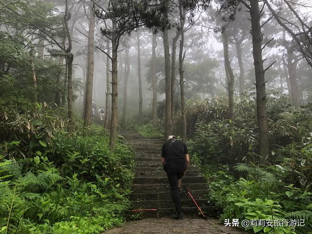 徒步南迦巴瓦峰最佳观景台，雾中徒步薄刀峰