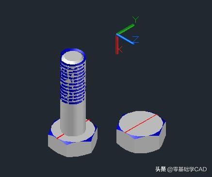 螺栓和内螺纹的画法和标注，机械制图基础知识之螺纹画法