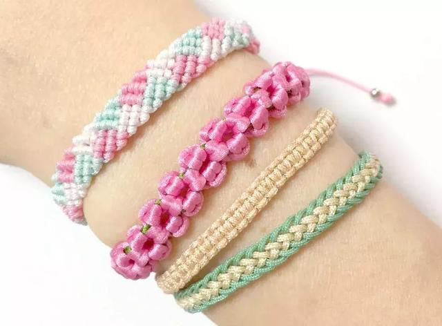 编绳手链的款式，比你在淘宝买的还要漂亮