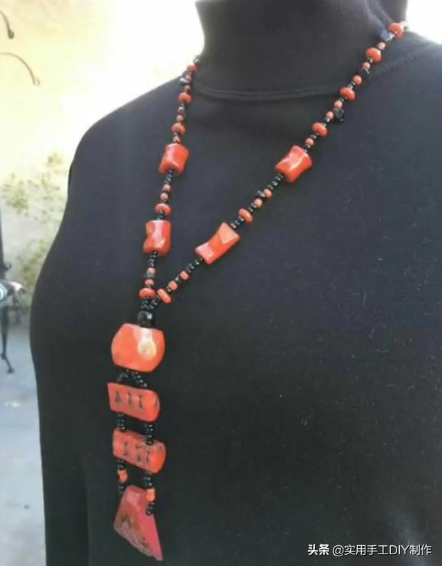 40款时尚的串珠项链，圆珠串珠项链教程大全