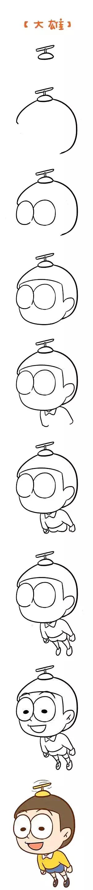 动画人物简笔画，动画人物简笔画漂亮步骤（动画片人物主角简笔画系列教程）