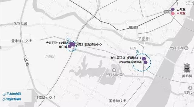 武汉商业规划图，走遍8大商圈26个项目