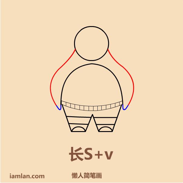 功夫熊猫怎么画，功夫熊猫的简单画法（30秒画出功夫熊猫）