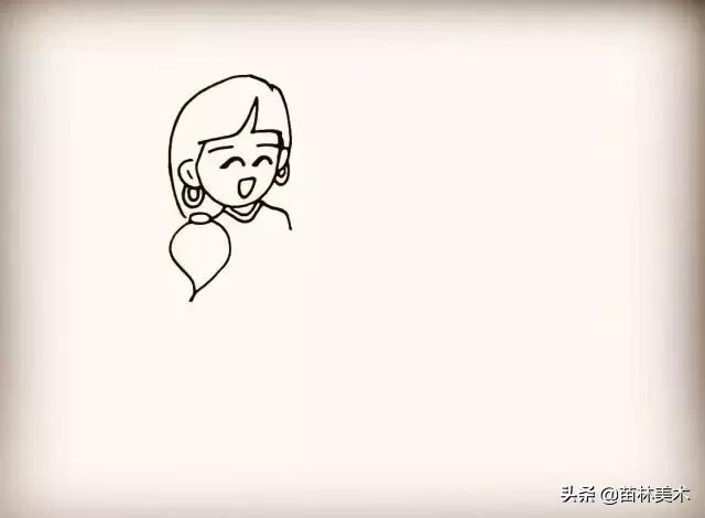 简笔画入门10张，一组零基础学员荷花简笔画作品