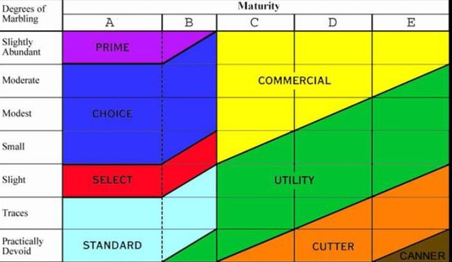 美国牛排 等级，买牛肉不要再上当了好吗