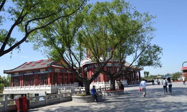 天津水上公园游玩示意图，天津热门旅游景点