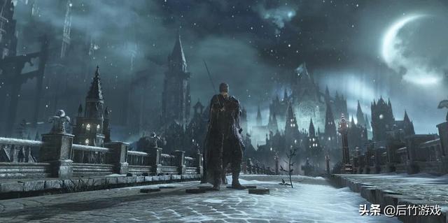 中世纪油画风格，画家用一个多月时间创作了黑魂3