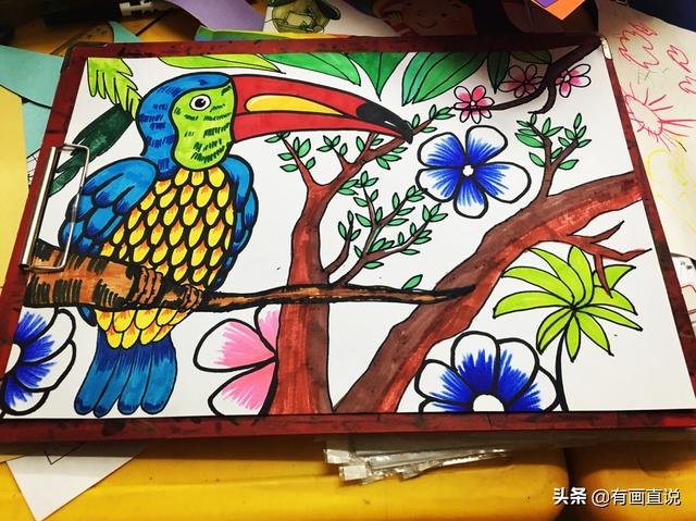 少儿画画图片大全，少儿绘画简单易学儿童画（28张~创意美术儿童范画,很值得初学者收藏）
