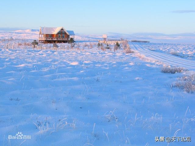 冰岛的地理位置以及邻国，北大西洋中的一个岛国